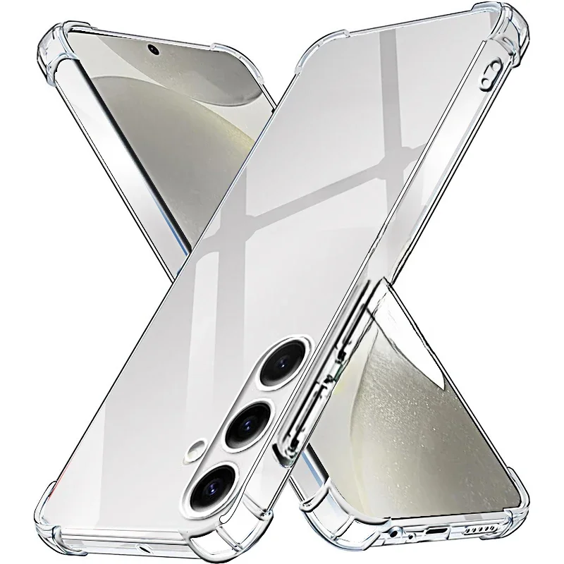 Przezroczyste etui na telefon Samsung Galaxy S24 Plus Ultra Transparent Back Case Cover dla Samsung S 24 S24+ 2024 S24ultra S24+ — zdjęcie 2