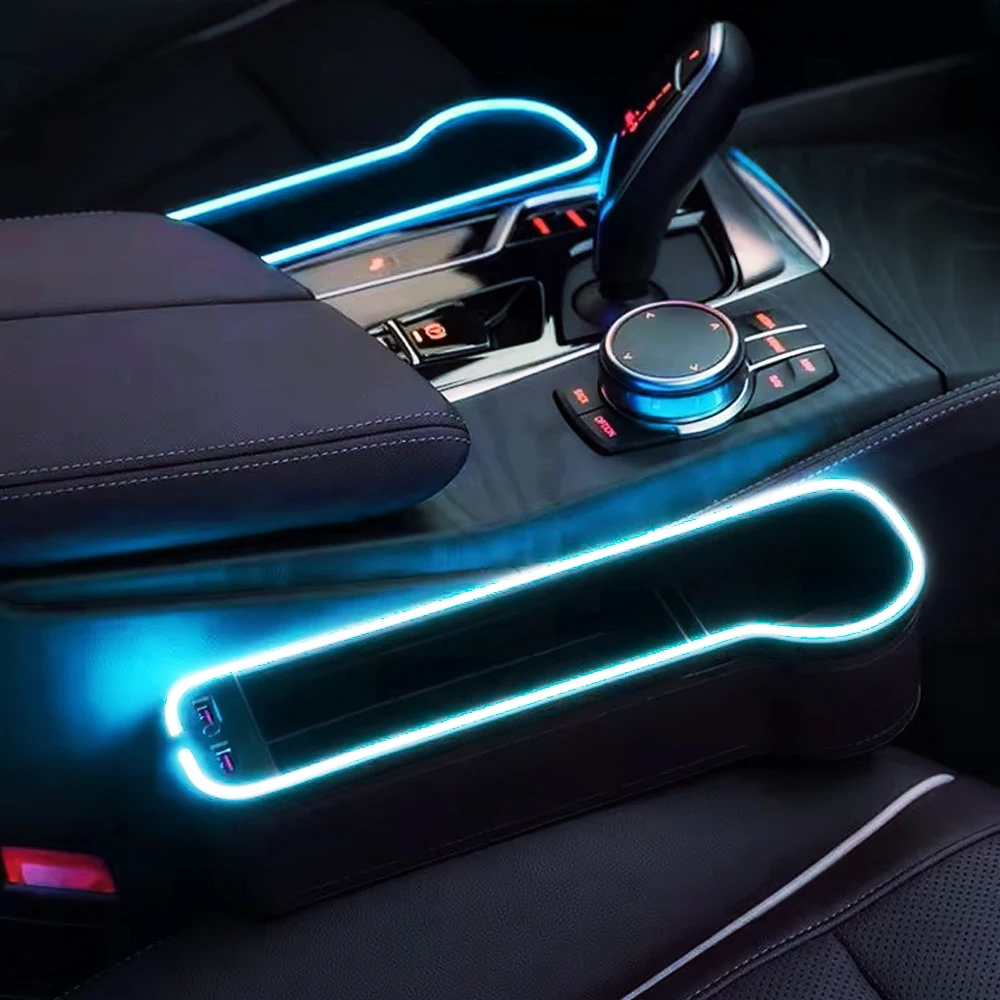 Car Accessories Hanging - LED Ortam Işığı, Bardaklık, Saklama Kutusu