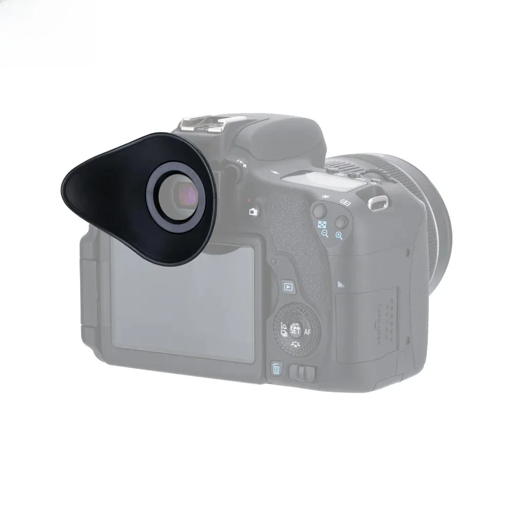 JJC Eyepiece Eyecup Viewfinder EyeShade Eye Cup do Canon EOS 5D Mark II 6D Mark II 800D 750D 77D 80D 90D Zastępuje muszlową muszkę Eb Ef — zdjęcie 2