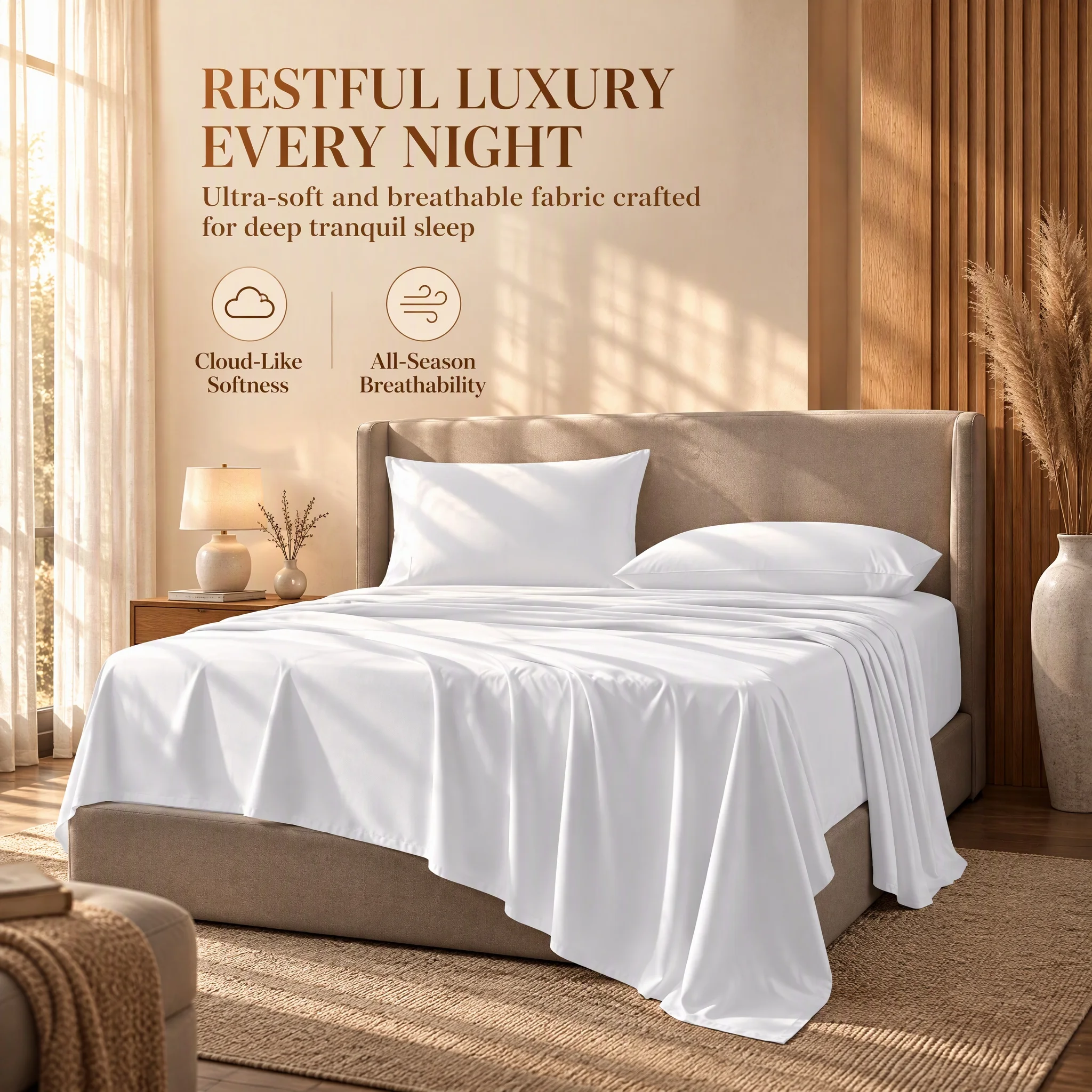 Комплект постельного белья из – обзор и цена Fitted Bed Sheets Deep Pocket