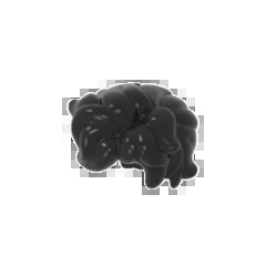 Gobricks GDS-90233 Minifig, cheveux ébouriffés et collés des deux côtés compatible avec lego 25412 assemble des blocs de construction