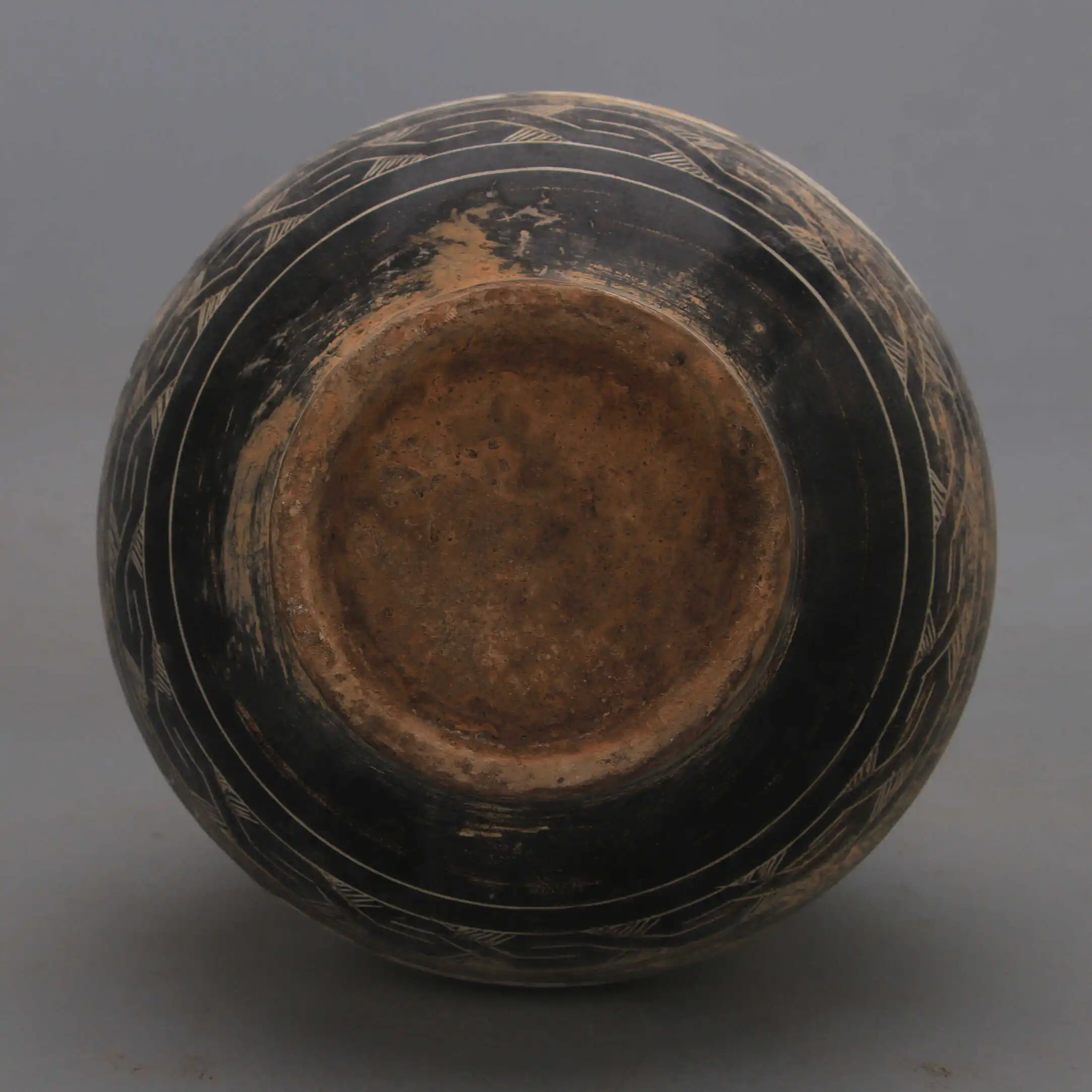 Antique Style Black Glaze Floral Deer Yuhuchun Bottle Cizhou Ware Home Decor Collectible