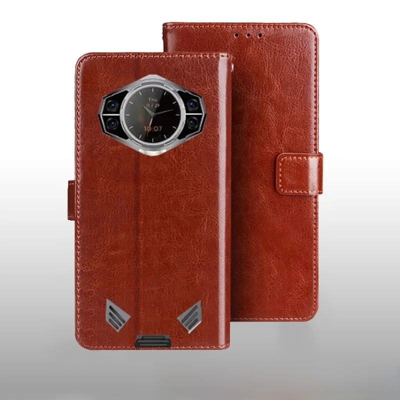 Do etui Doogee S200 5G z klapką Business Magnet Stand Skórzane etui z miejscami na karty Akcesoria do telefonu — zdjęcie produktu 7