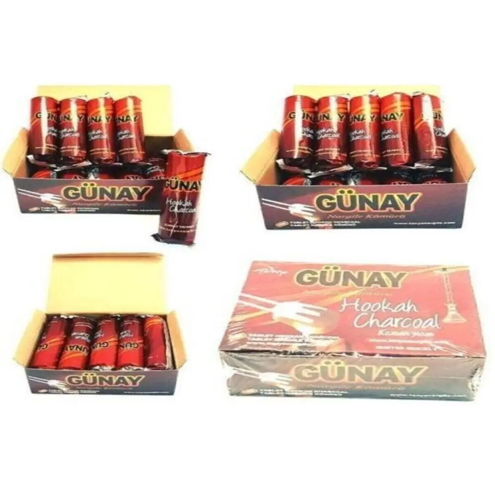 Shisha Charcoal 100 Pieces Shisha Charcoal Bakhoor SHISHA Incense Charcoal Fast shipping from Turkey