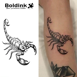 Scorpion Temporary Tattoo,Lasts To 15 Days New Technology Magic Waterproof Semi Permanent Sticker.
