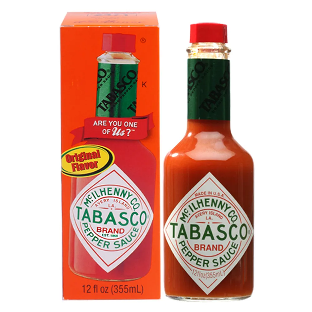 Salsa picante de pimiento Tabasco tamaño grande 355ml