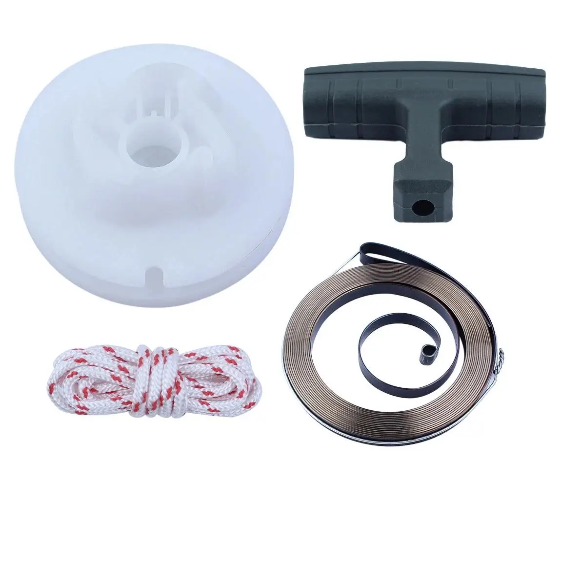 

Recoil Starter Pulley Spring Handle Grip For Husqvarna 362 365 371 372 Chainsaws 503859601 503787201 503543901