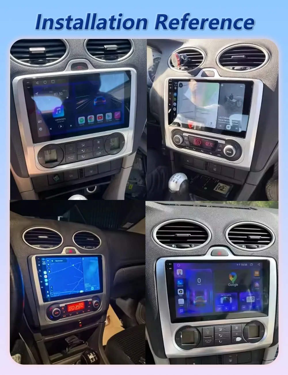 

Android 16 Auto Car Radio For ford focus 2 3 Mk2 Mk3 2004 2005 - 2010 2011 Multimedia Player Carplay GPS Head Unit RSD Stereo