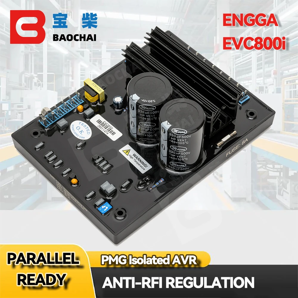 

Автоматический регулятор напряжения ENGGA EVC800i AVR для дизельных бесщеточных генераторов, запасная часть