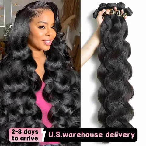 30 40 Inch Body Wave Human Hair Bundles 14A Weave Hair 100% Unprocessed 3 4 5 6 Pcs Virgin Raw Hair 16A Remy Bundles Extensions