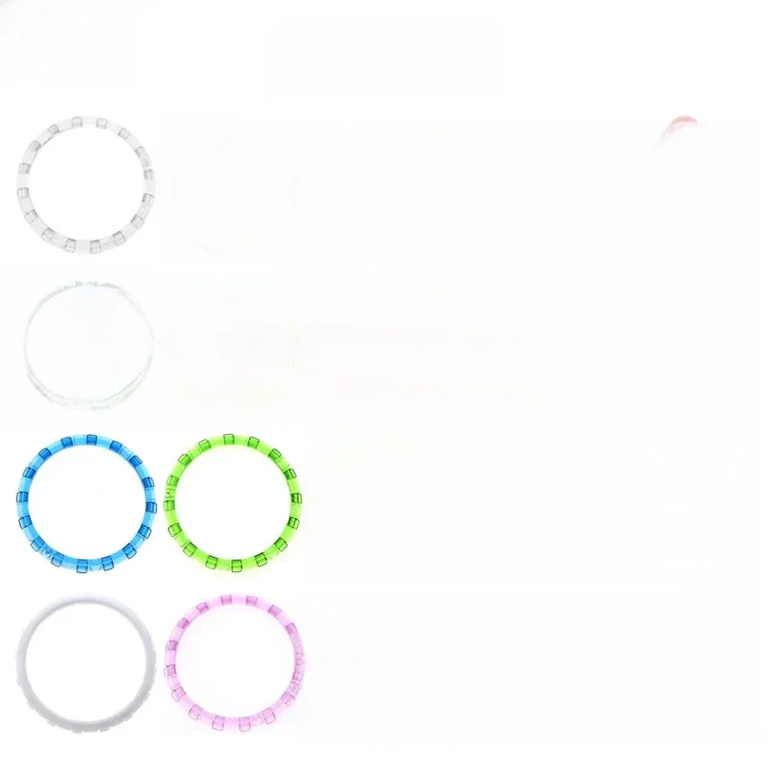 YuXi-Anneaux d'accent de pouce en plastique, remplacement pour manette analogique PS5, 2 pièces