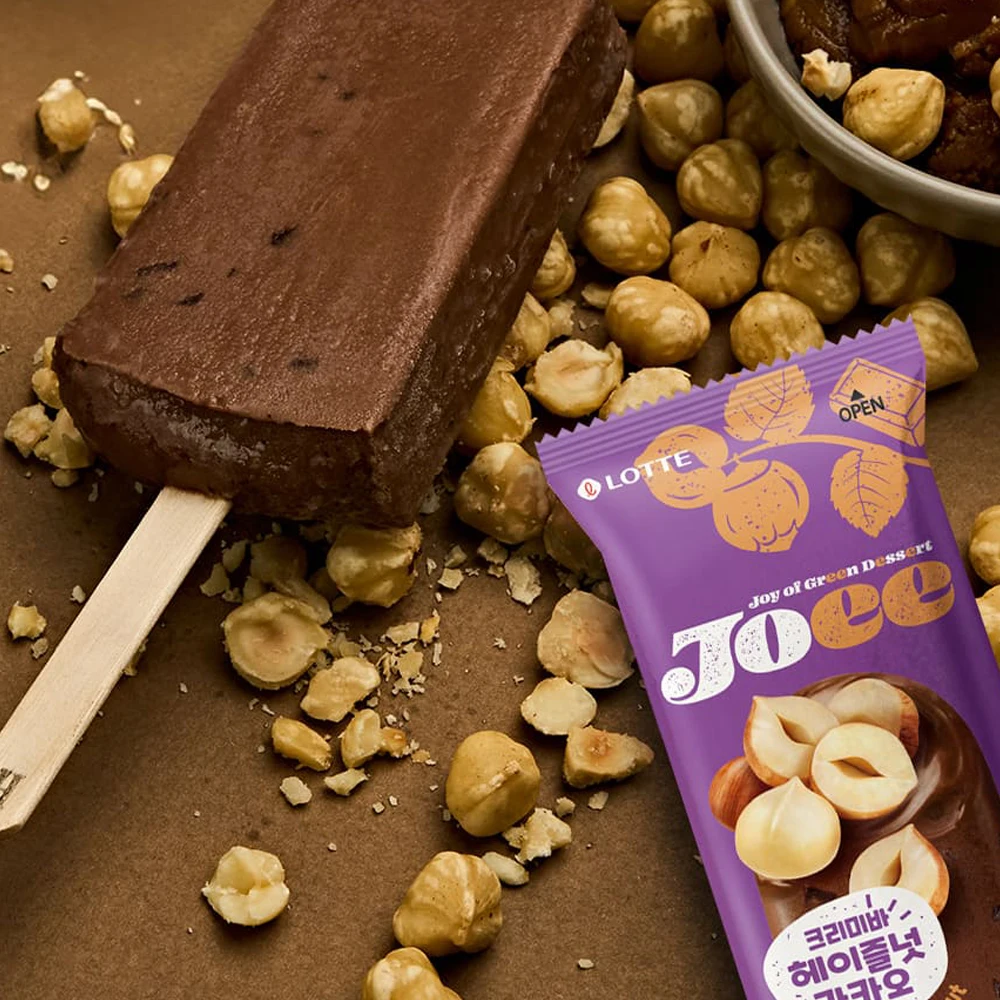 Lotte Well Joycreamiba Hazelnut Cacao 80x8 Food