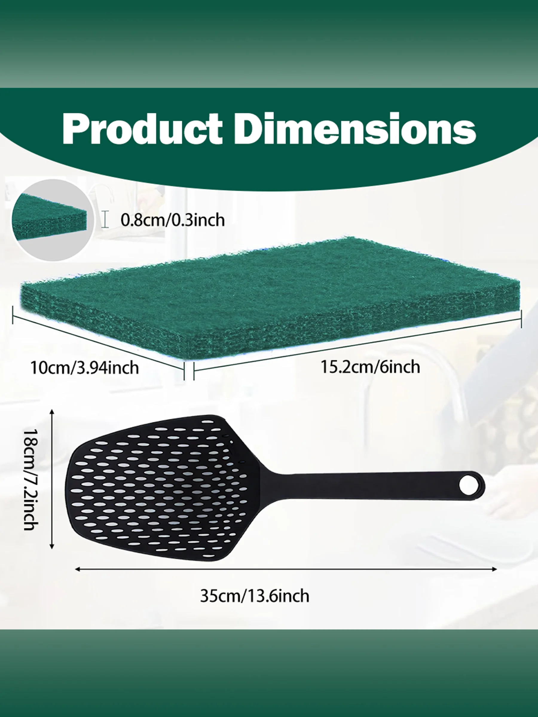 مصفاة قلي الزيوت العطرية، وسادة تنظيف، مجموعة تنظيف، شبكة فلتر الزيت، إسفنجة غسيل وإزالة الشحوم، أدوات المطبخ #1