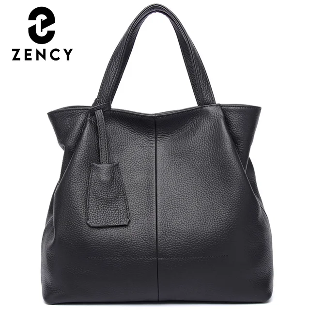 Torebka damska Zency z miękkiej, naturalnej skóry, modna, elegancka, na ramię, duża pojemność, damska torba typu tote, torba crossbody, wysoka jakość.