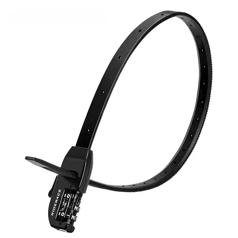 AliExpress riderace RIDERACE Password Tie Lock Multipurpose Bicycle Electric Scooter Motorcycle Portable Anti-theft 3 Digit Bike Helmet Lock Black
