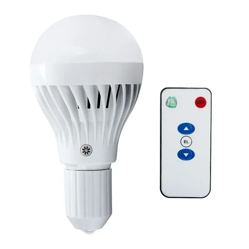Inteligentna 7W E27 B22 żarówka LED 220V Ładowalna ściemnialna awaryjna lampa LED Camping Bezprzewodowa żarówka do zdalnego sterowania podczerwieni domowej — zdjęcie 2