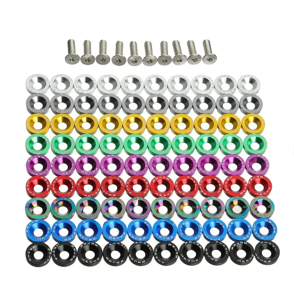 10 Stück 8 Farben Roller-Befestigungselemente Schrauben Lenker-Schraube Unterlegscheiben für Dualtron 1 2 3 Thunder Eagel Ultra Zero 9 Teile Autoschrauben