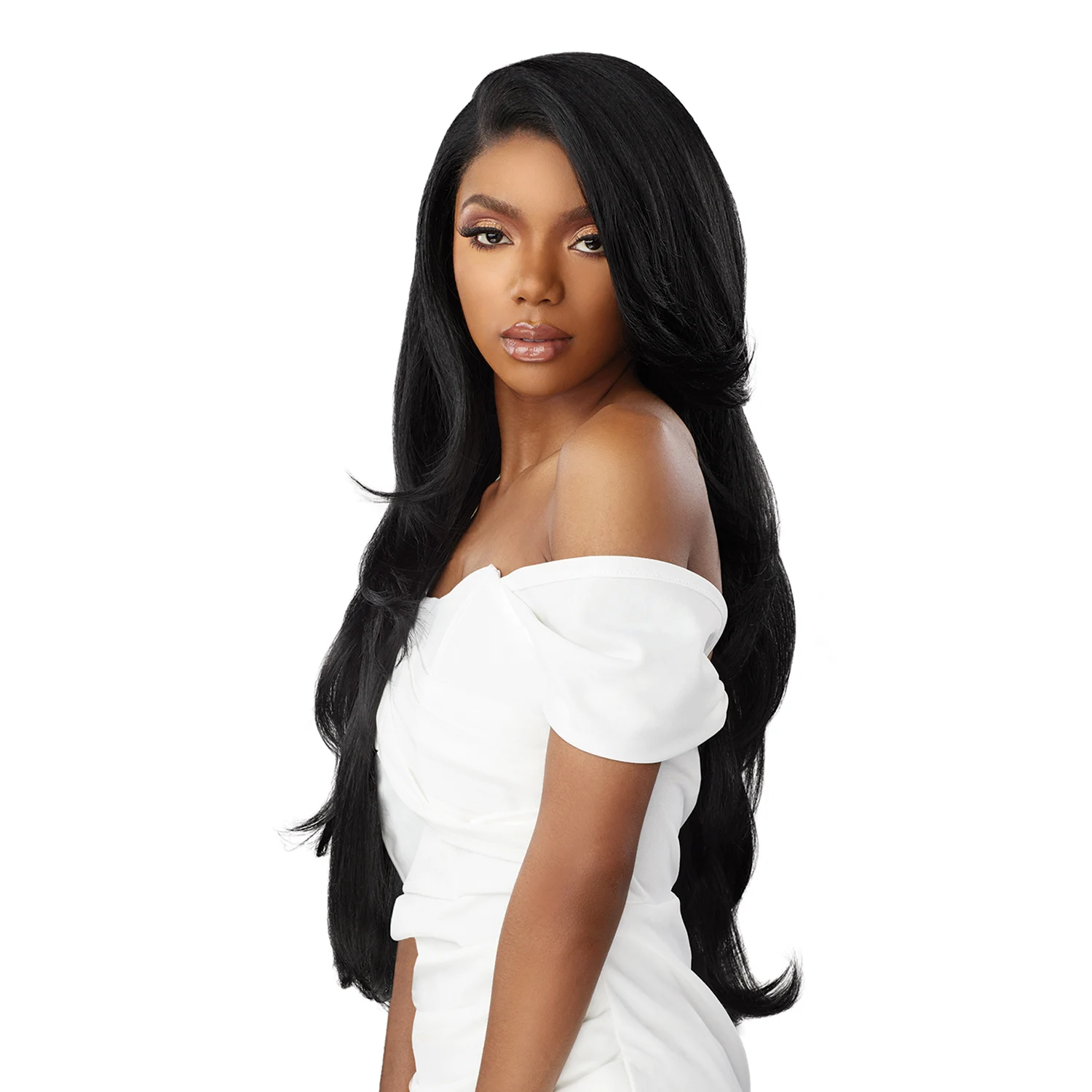 Sensationnel BareLace Glueless Lace Front Wig 13X6 Unit 7 - Long, Secure Glueless Fit, Glueless Comfort, Natural Styling