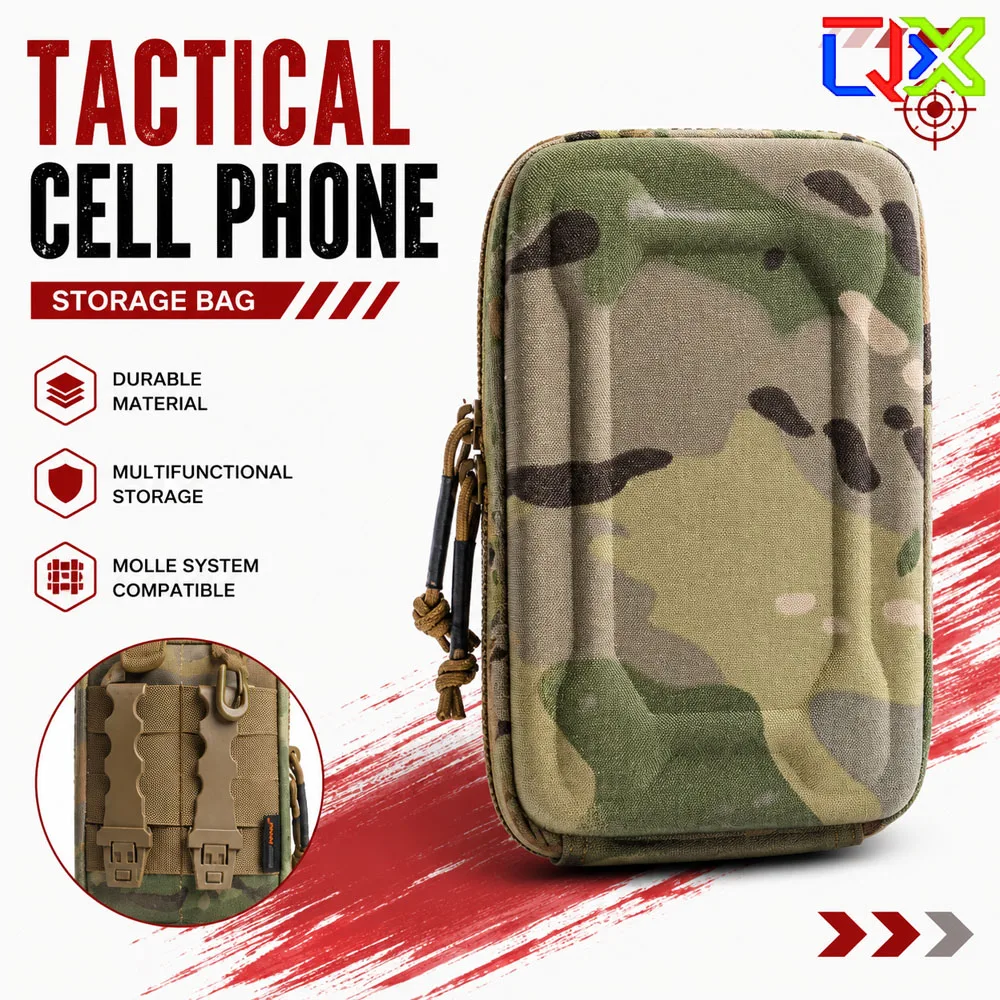 qx-tactical-hard-shell-phone-waist-bag-molle-edc-multi-layer-phone-holder-waterproof-outdoor-fishing-storage-pouch