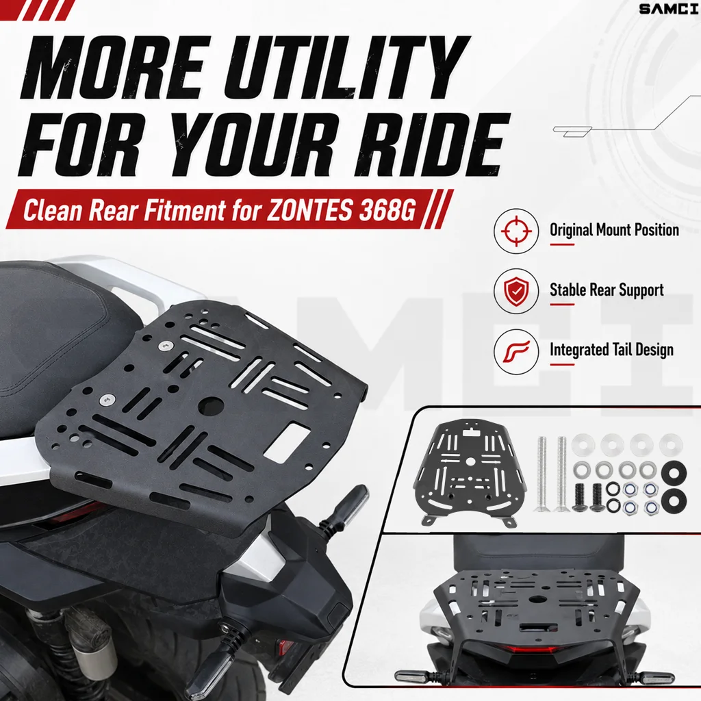  Motorcycle Rear Rack New For - đánh giá và giá Motorcycle Luggage Rack Rear Carrier Steel