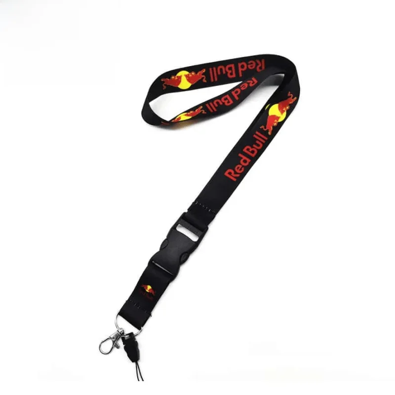 AliExpress 2-in-1 mobile phone lanyard keychain sling badge neck strap keychain anti loss badge ID Red Bull lanyard neck strap