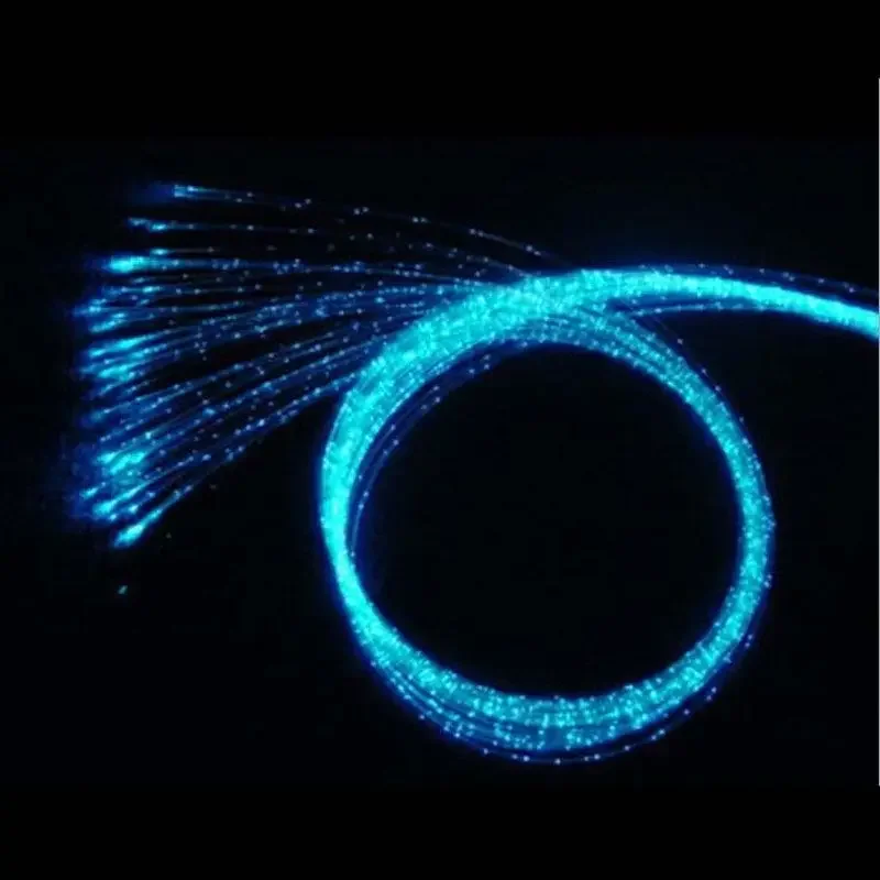 30 ~ 100 metrów 0,5 mm ~ 3 mm Sparkle Flash Point Side Glow Sparkle PMMA Kabel światłowodowy do dekoracji weselnych — zdjęcie 2