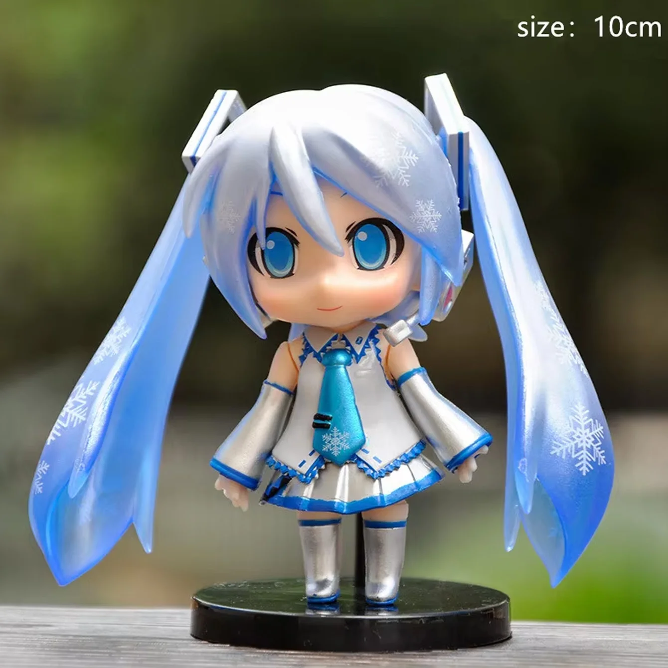Hatsune Miku 3-Piece Nendoroid Style Figure Set Classic Miku, Sakura Miku, Snow Miku Anime Decor & Fan Gift Desktop Ornament view 5