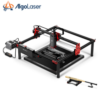 AlgoLaser DIY KIT 10W Laser Engraver with Rotary and Air Assist App Control Laser Engraver and Cutter Machine Metal Wood Glass