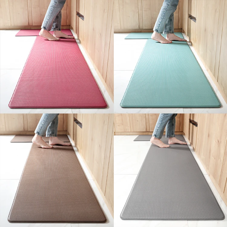 Daily Sharing PVC two-sided Cushion Kitchen Mat 44x75 CM/44x150 CM