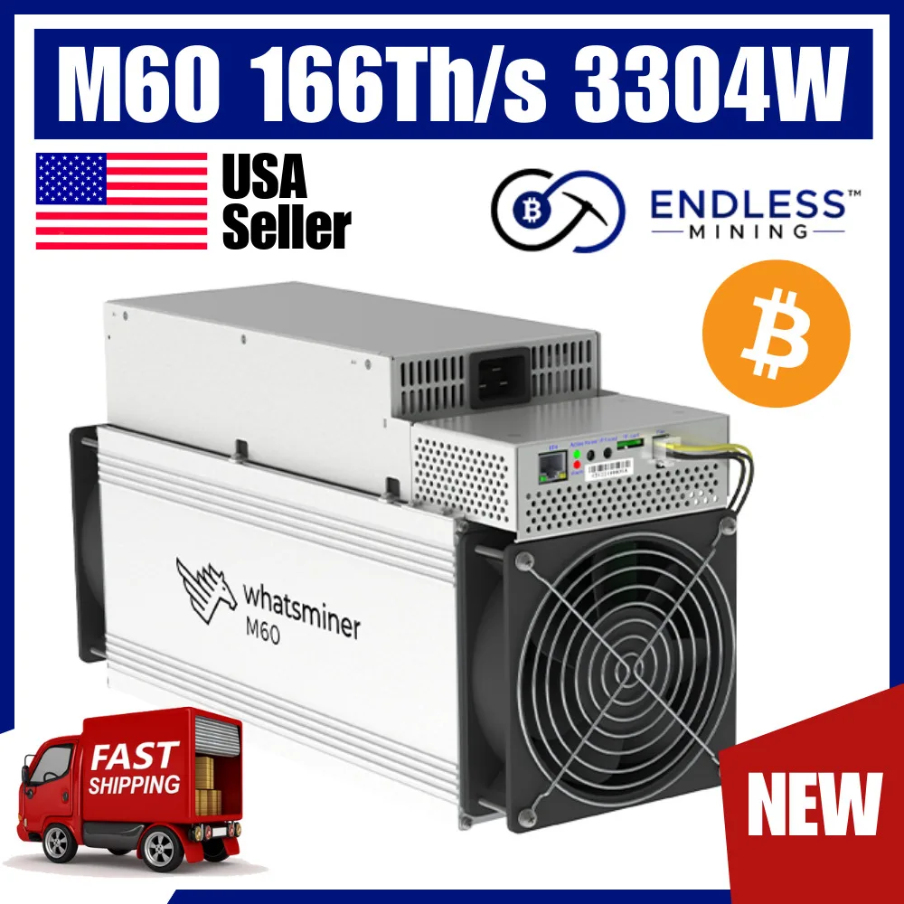 

DISCOUNT SALES BUY 3 GET 2 FREE WhatsMiner M60 166Th/s 3304W - Bitcoin ALGO SHA256d 2024 | EndlessMining™