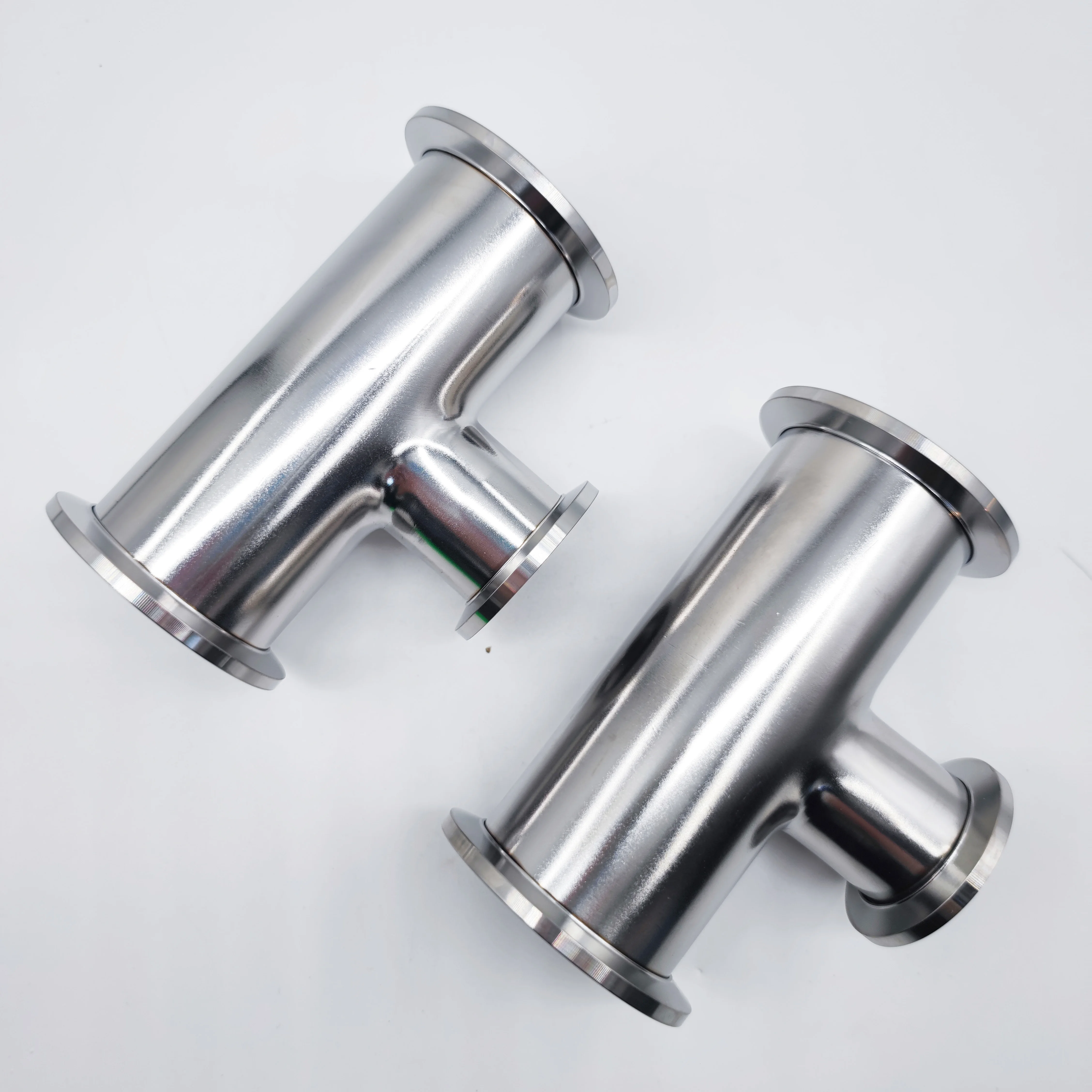 KF high vacuum tee vacuum reducer tee reducing tee KF16 KF25 KF40 KF50