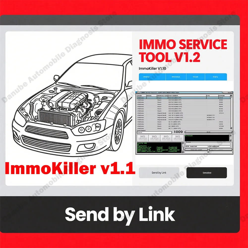 

Latest Car Tools ImmoKiller V1.10 New IMMO Off Software v1.1 ECU Programmer + IMMO SERVICE TOOL V1.2 Immo Off Software