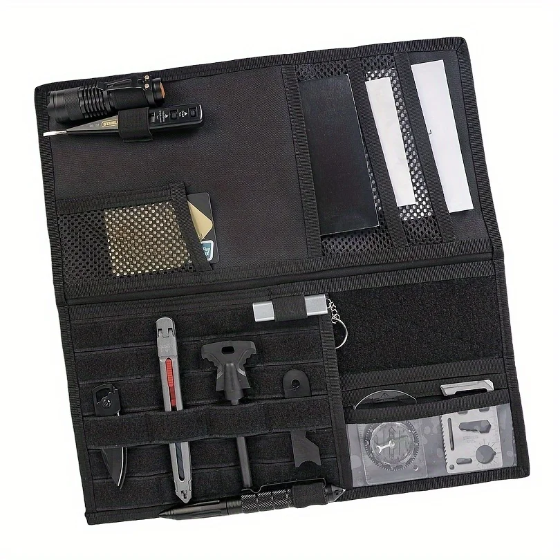 

Универсальный автомобильный козырек-органайзер, тактический армейский охотничий чехол для автомобильных аксессуаров, солнцезащитный козырек, сумка Molle Organizador