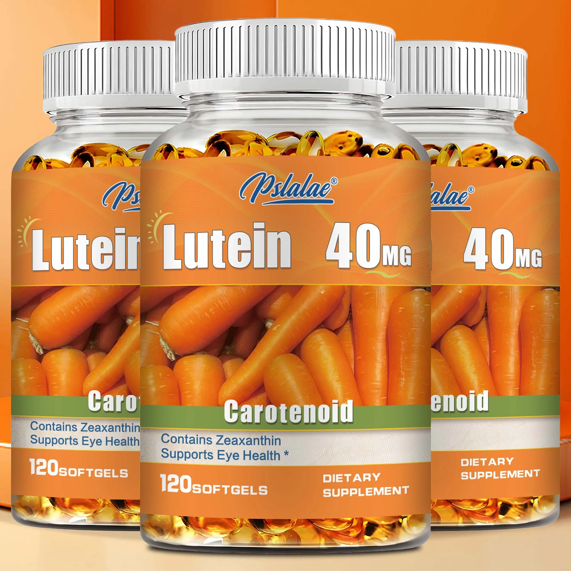 Lutein 40mg - Eye Health, Relieve Eye Fatigue and Dryness, Enhance Visual Function - 120 Capsules