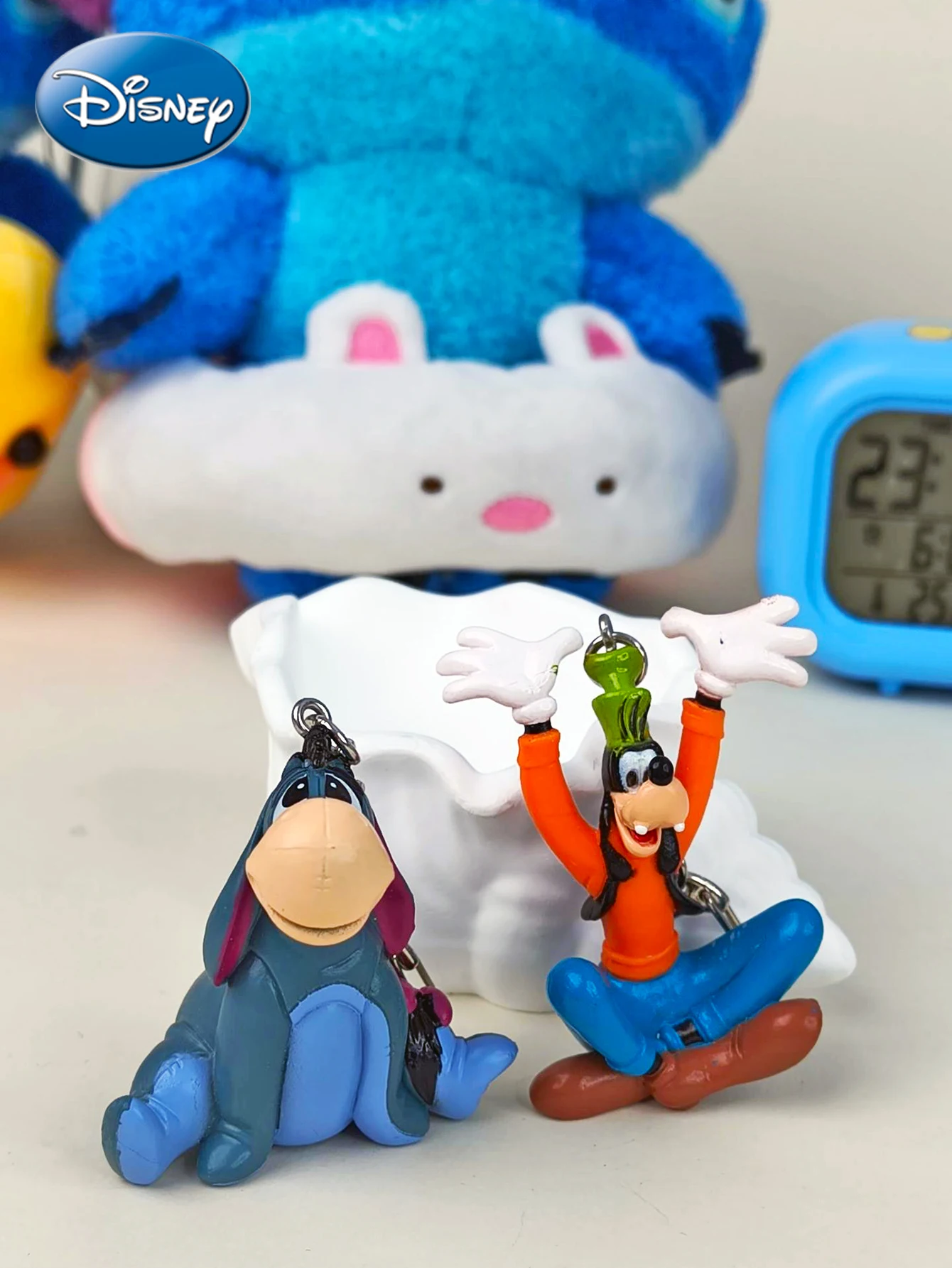 

Лицензированный 3D брелок Disney с Микки, Гуфи и Винни Иа, ПВХ, зажим для сумки, брелок, коллекционный кулон, рюкзак, подарок на день Святого Валентина