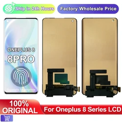 Écran tactile LCD de remplacement avec cadre, 6.78 pouces, pour Oneplus 8 Pro 5G IN2023 1 + 8 IN2013