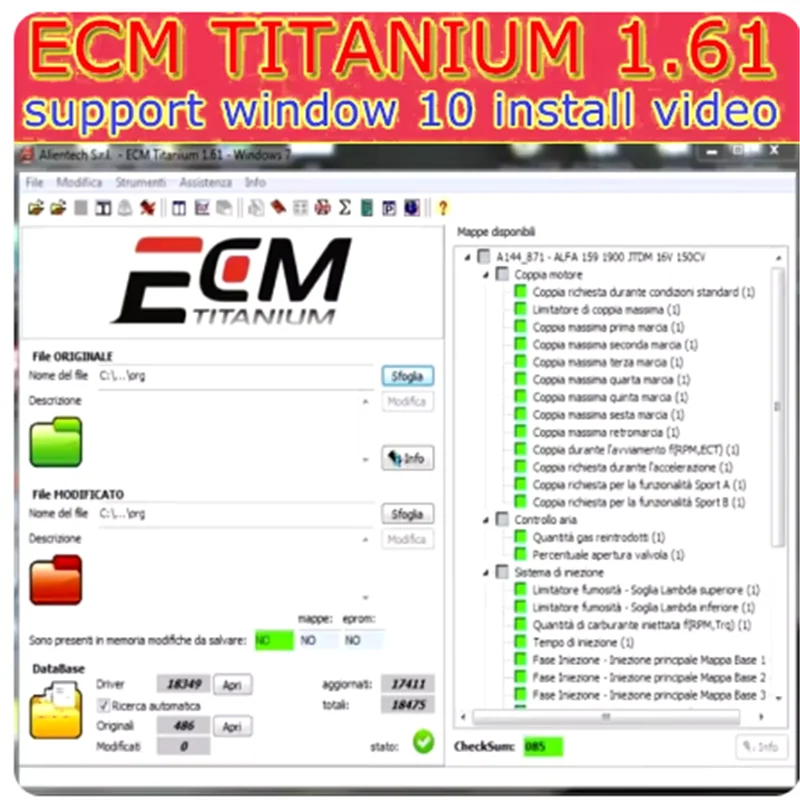 2023 HOT ECM TITANIUM 1.61 With 26000 + Driver ECM 18259+ Drivers for ecu tool Send link automotive software windows 10