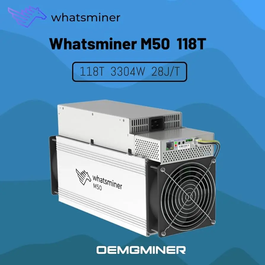 ข้อเสนอที่ดีที่สุด MicroBT Whatsminer M50 Miner 100T 126T BTC Bitcoin Coin Miner Asic Miner Cryptocurrency Mining กับ PSU