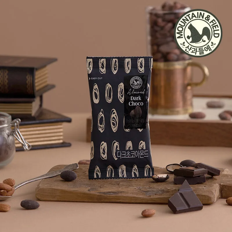 [m&f food] Chocolate negro almendra x30 bolsas de chocolate snack bolas de almendras