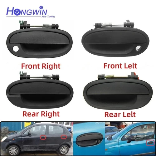 Imagen 1 del producto Manija de puerta Interior delantera trasera izquierda derecha para Chevrolet Spark II Daewoo Matiz 0,8 1,0 Pure 1998-2010 96601472 96601473 96601474