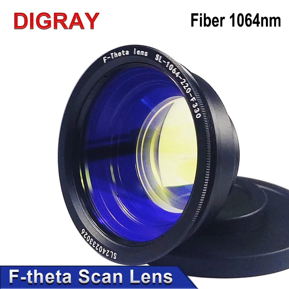 

DIGRAY F-theta Scanning Lens Thread M85 1064nm Galvanometer Laser Parts Suitable For 1064nm YAG Fiber Marking Machine Parts