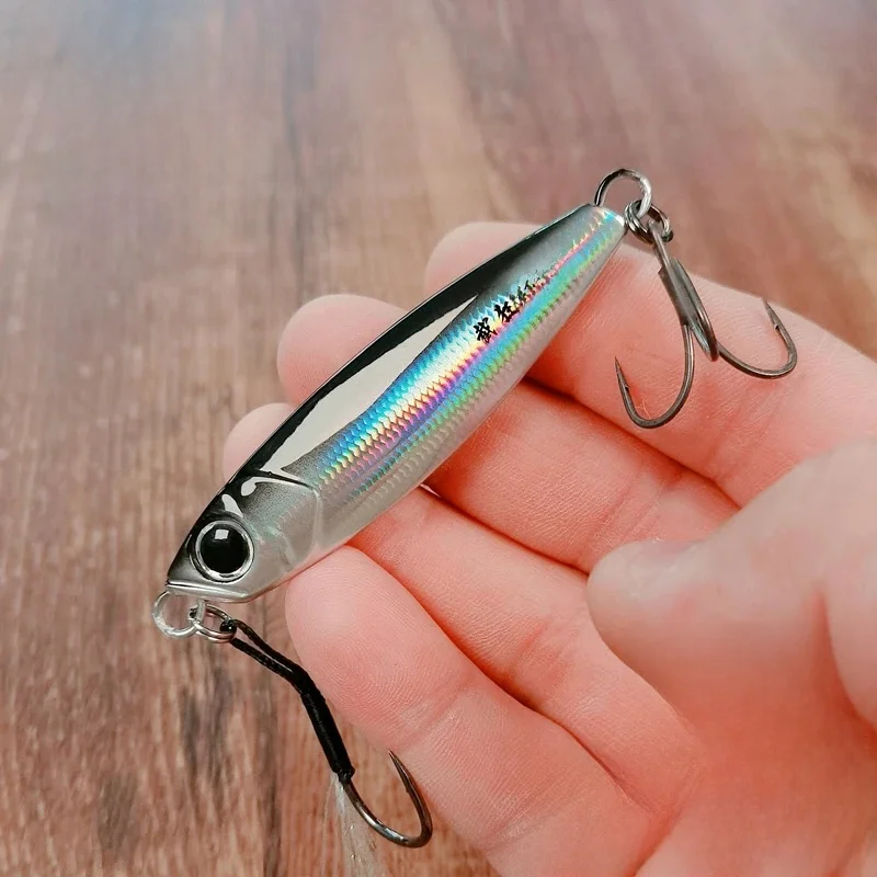 Mr JigginG 5szt 2024 Nowe metalowe przynęty 10g 15g 20g 30g 40g Shore Casting Jigging Lure Sea Bass Fishing Spoon Artificial Bait Tackle — zdjęcie 2