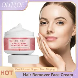 Hair Remover Face Cream Lip Long Lasting Gentle Soothing Painless Repairing Cleansing Semi Permanant Hair Removing Lotions 50g