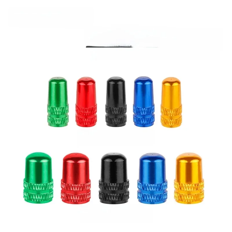 AliExpress DEEMOUNT 10pcs AV Tire Valve Cap for Car Motorcycle Road Bike Aluminum Schrader Presta Nozzle Dust Cover Bicycle Accessories