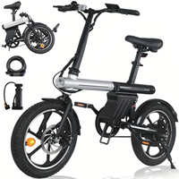 VDL A11 Unisex Folding E-Bike-16-inch , 36V 12.8Ah Range Max 60 Km, Quick-Fold Design 3 Riding Modes And Adjustable Seat,