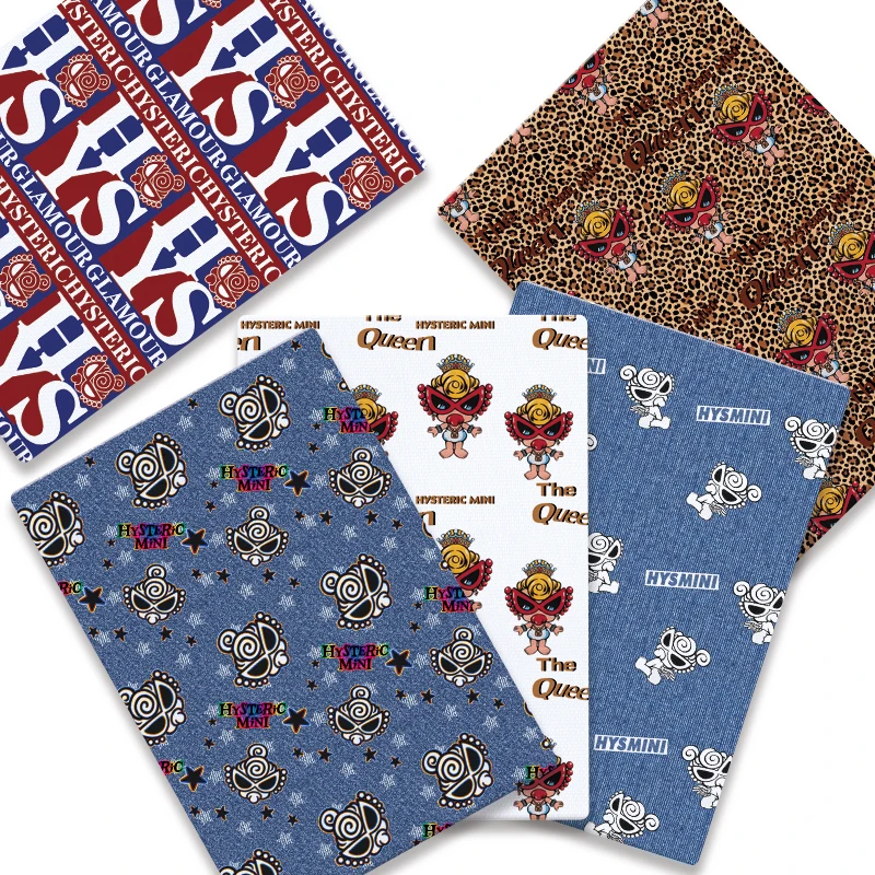 

Cartoon handcraft DIY patchwork sewing baby dress home bedding 140*50CM, printed sewing fabric