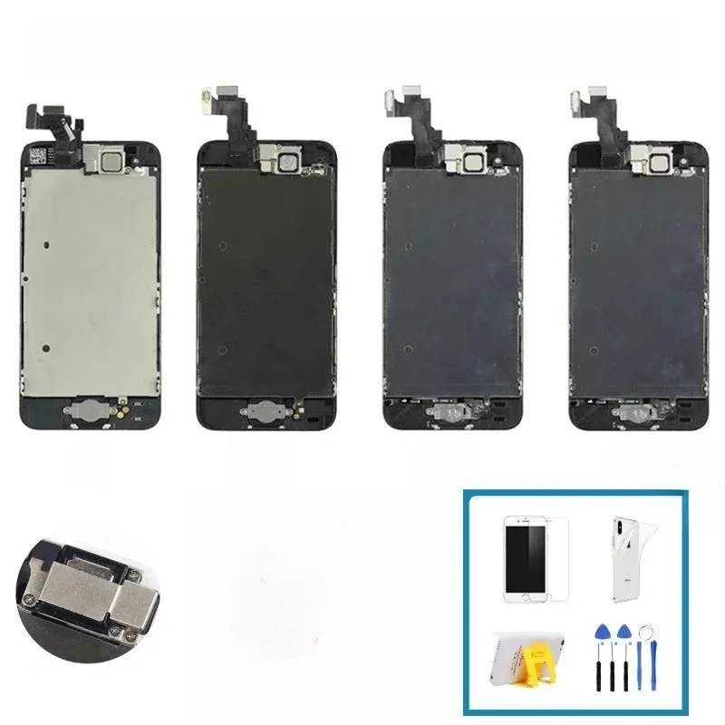 Wyświetlacz dla iPhone 5 5S 5C SE 2016 ekran LCD dotykowy Digitizer pełny zestaw wymiana zespołu Pantalla + przedni aparat + przycisk Home — zdjęcie 2
