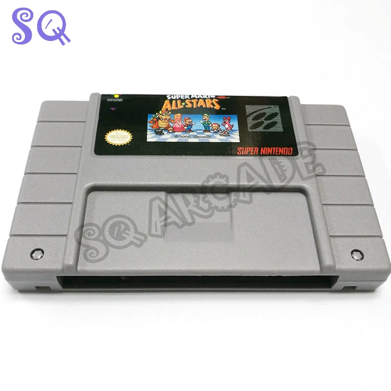 US / JAPAN Version Games  For  SFC SNES Game Card Cartridge Storage with Box Protective Case