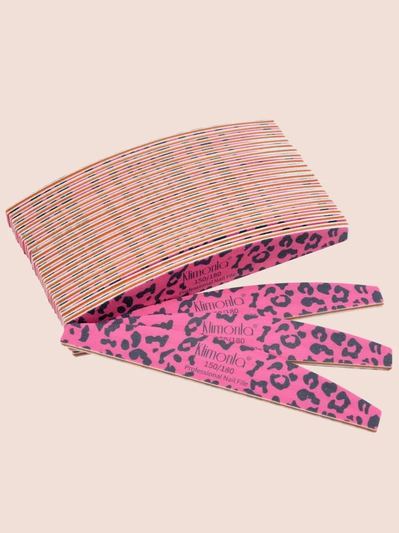 3/5/10/25/50 قطعة ملفات الأظافر 150 180 الوردي إيفا سميكة ملفات الأظافر الصنفرة مزيل الجلد الميت عازلة الملفات مانيكير أداة مجموعة