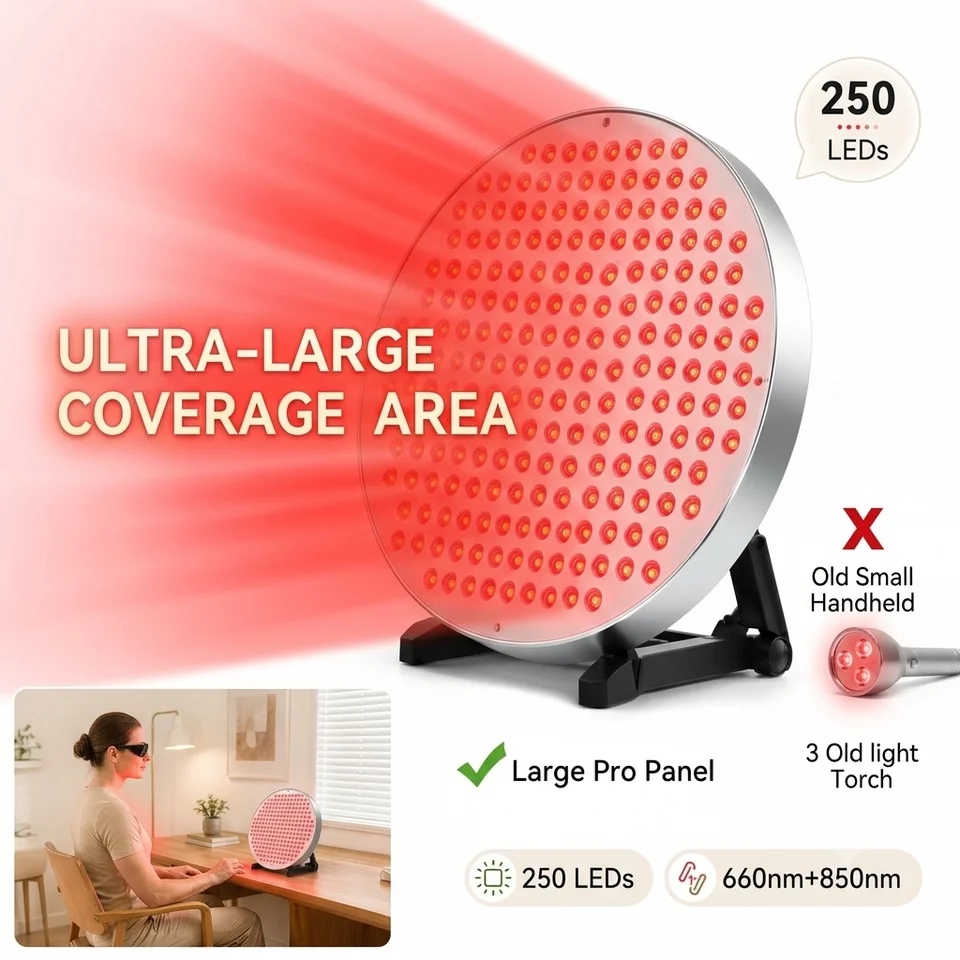 Red Light Therapy Device for Pain Relief and Skin Care
